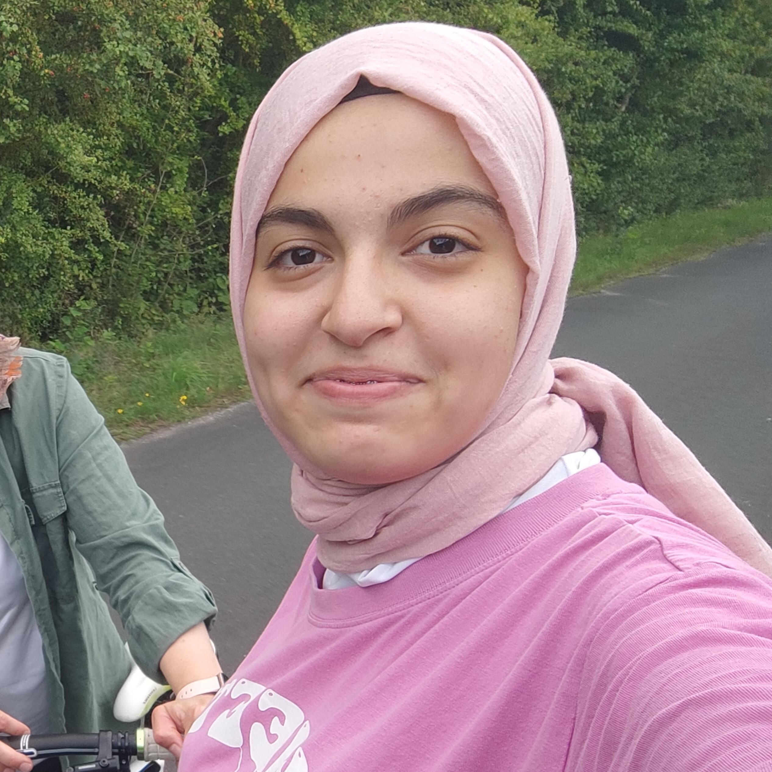 Portrait von Zeynep, die an einem Schüleraustausch in die USA teilnahm